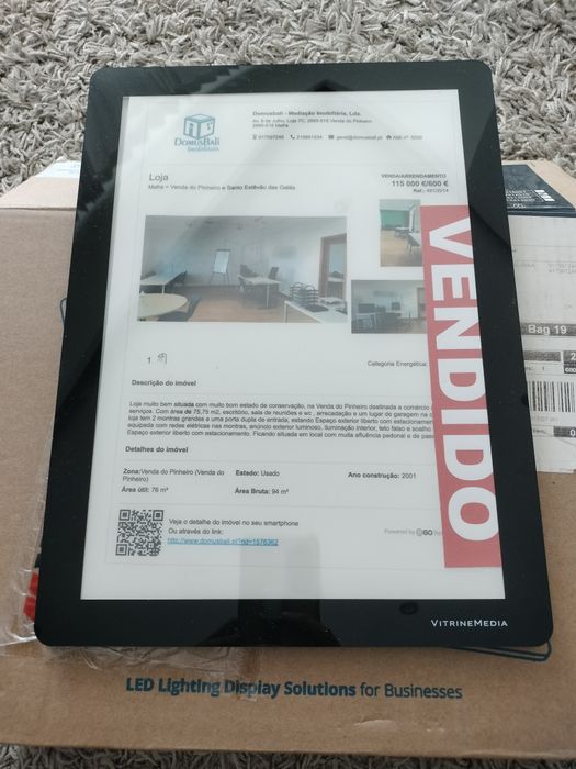 Vitrinemedia placas novas