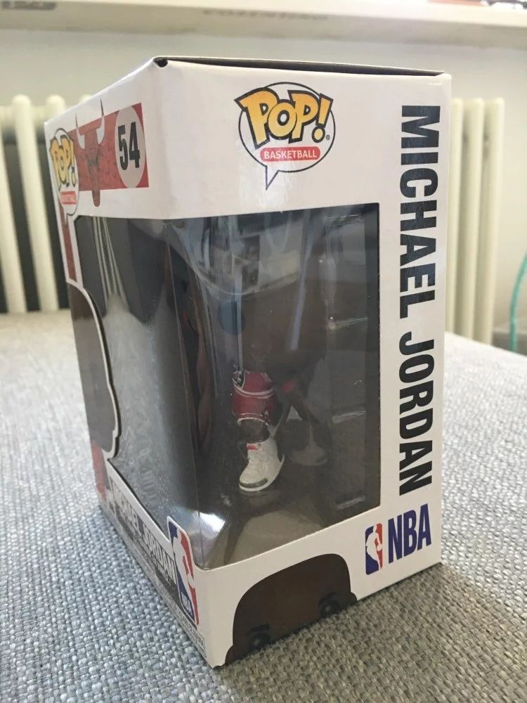Figura Funko Pop Basquete, figura colecionável do Michael Jordan #54