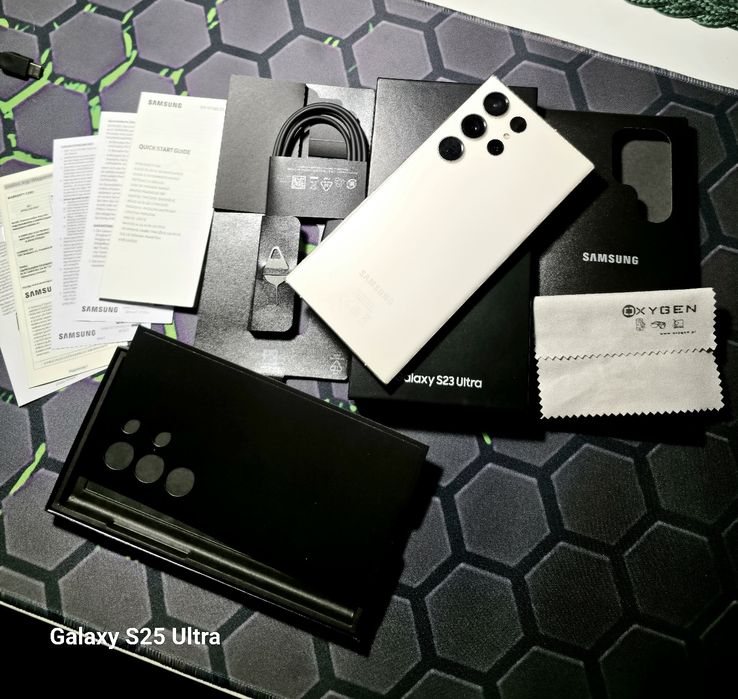 Samsung S23 Ultra, stan idealny. Mega dodatki.