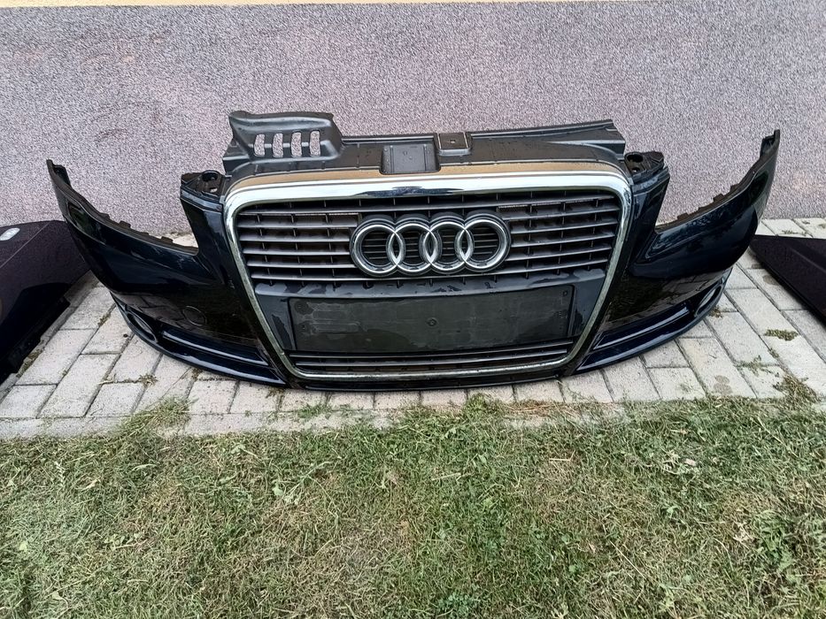 Maska zderzak LZ5J błotnik prawy LZ5A przód Audi A4 B7 części