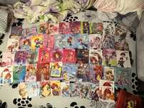 Karteczki kolekcjonerskie witch winx 5 segregatorów