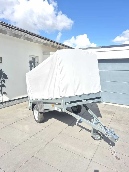 Przyczepa MARTZ 264 XL Z PLANDEKĄ 140cm dmc - 750kg TRANSPORT PL