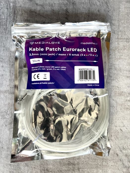 Kable Eurorack Led CV Patchkable 3,5mm