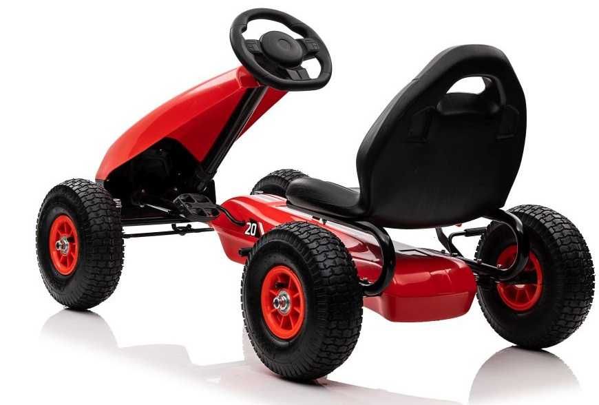 NOWY Gokart Na Pedały POMPOWANE koła G203 AIR Gokart 3do 8lat