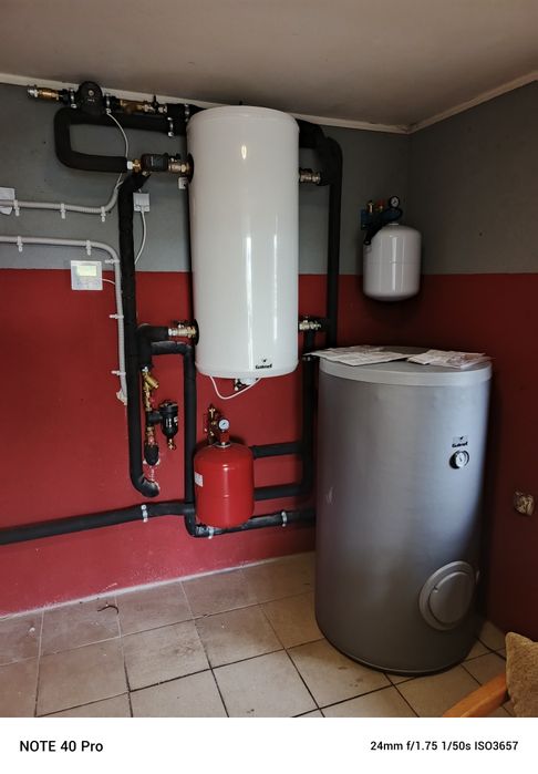 Montaż pompy ciepła i całe kotłownie