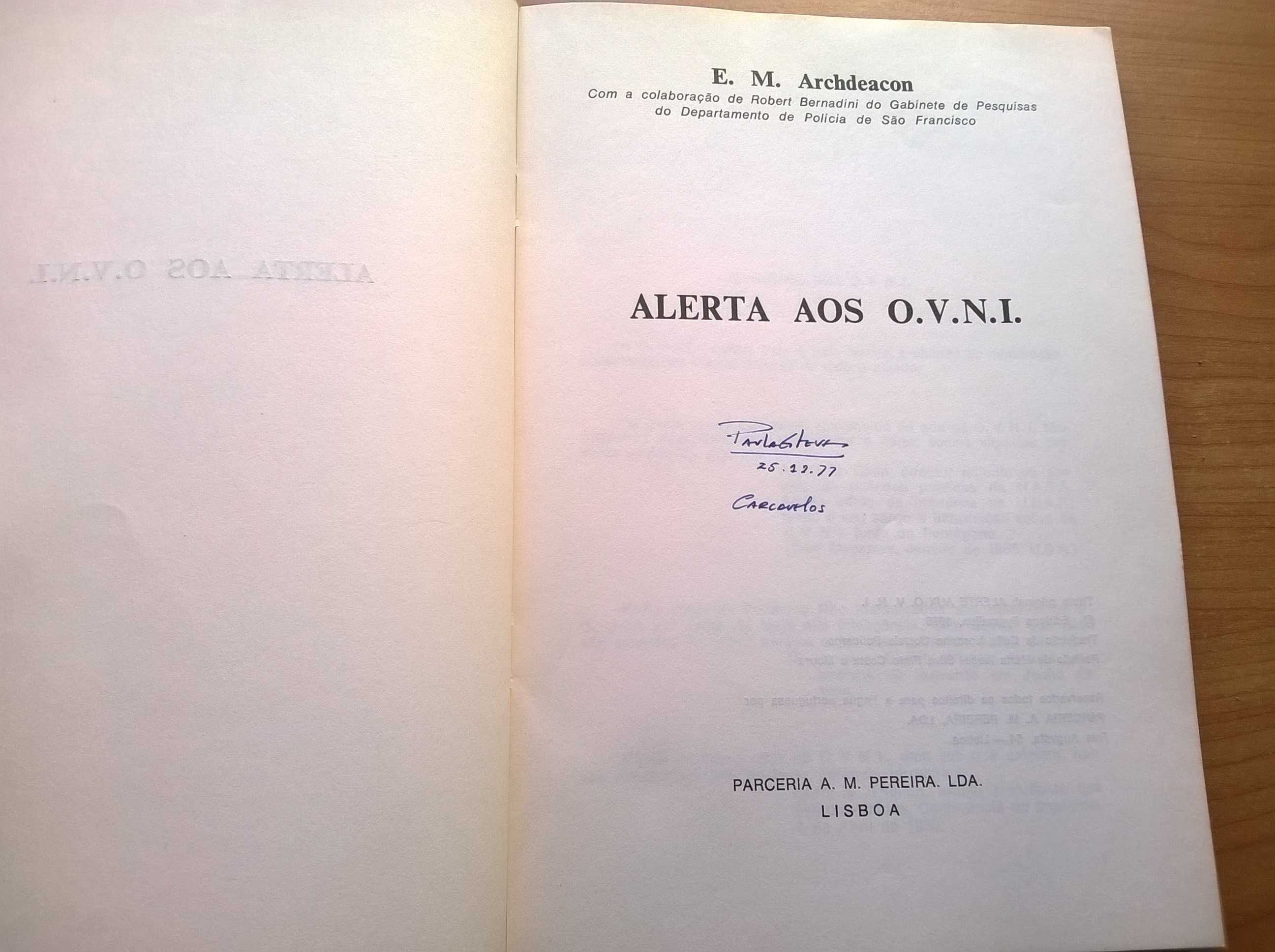 Alerta aos O.V.N.I - E. M. Archdeacon