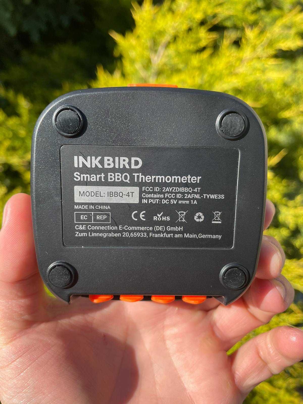 BBQ термометр Inkbird IBBQ-4T цифровий Wi-Fi на 4 щупи (INKB126)