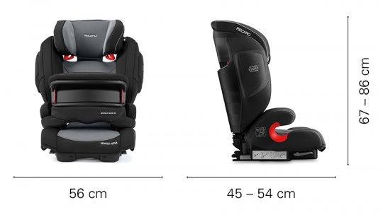 Автокрісло Recaro monza nova сіре