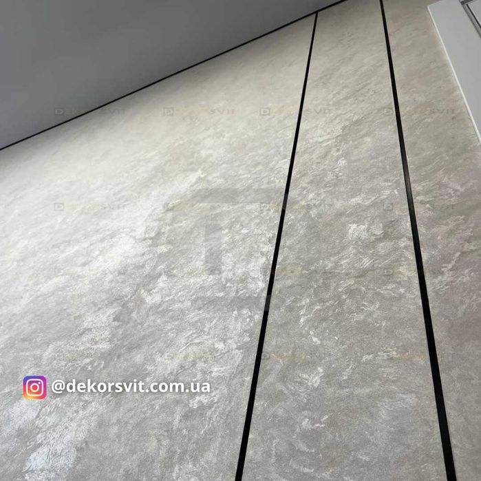 Тіньова рейка для стін та стелі. Алюмінієвий профіль для стін та стелі