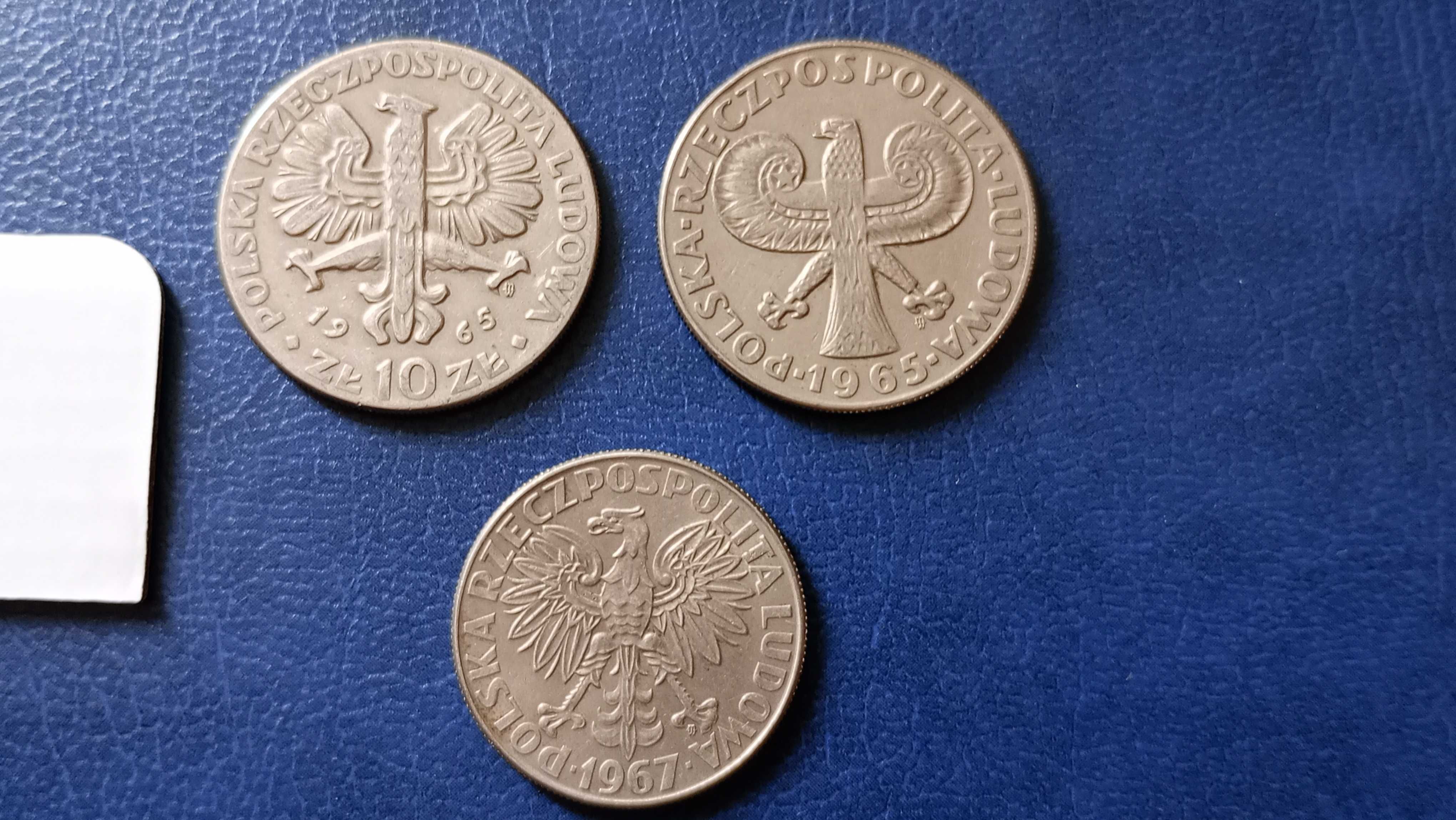 Stare monety Medal 10 zł 10 zł 10 zł zestaw PRL /1