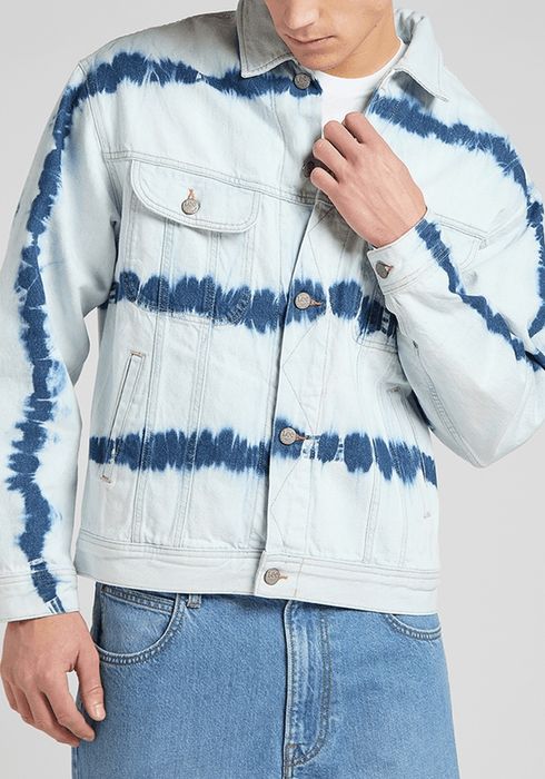 Джинсовая куртка тай дай Lee Relaxed Rider Jacket размер L