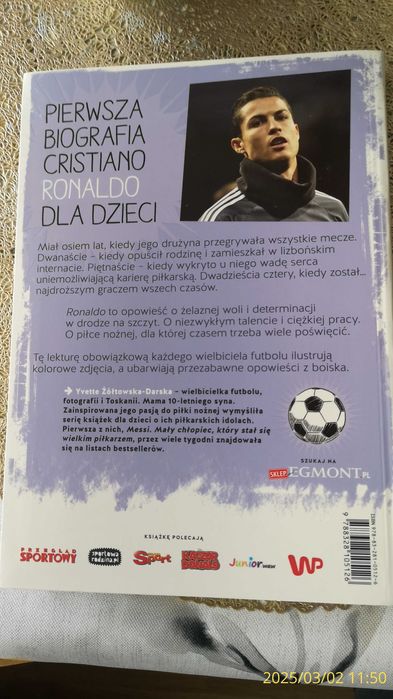 Książka: Ronaldo, chłopiec, który wiedział, czego chce