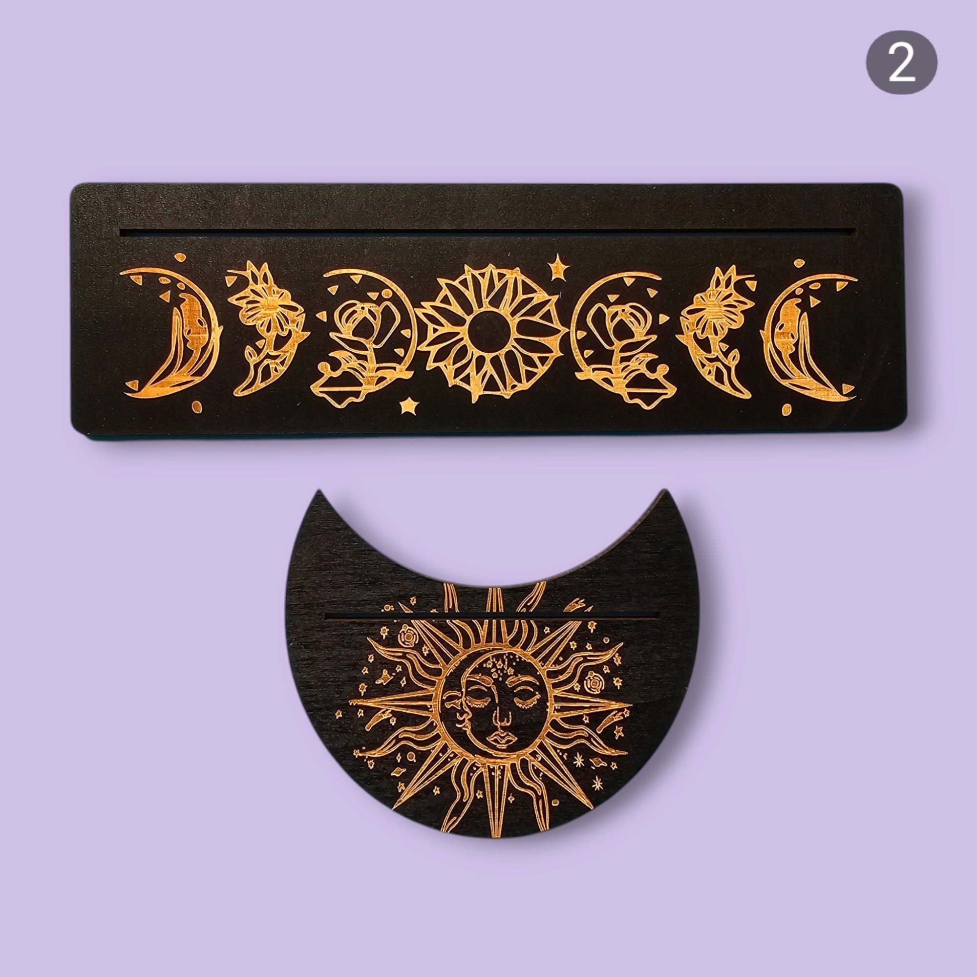 Conj. 2 Suportes para Cartas de Tarot
