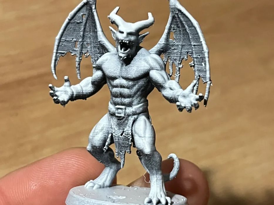 Mini Monstro Templário Alado para D&D