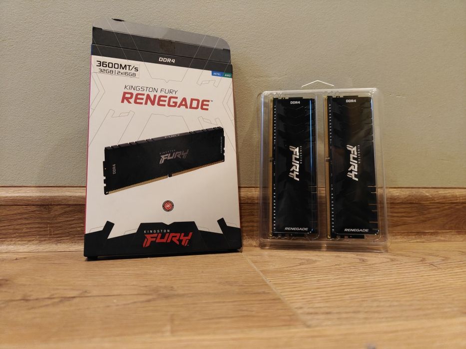 Kości RAM Kingston Fury Renegade 32gb (2x16gb) 3600MT/s