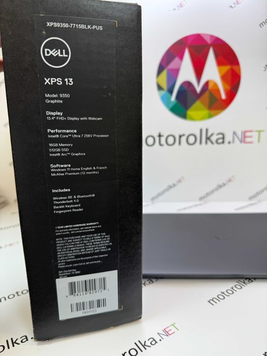 Ноутбук Dell XPS 13 9350 13,4" FHD 120Гц/Ultra 7 256V/16/512 (2025) №2