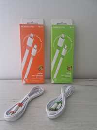 Kabel BX89 Union - Typ C na Lightning - PD 20W 1 metr