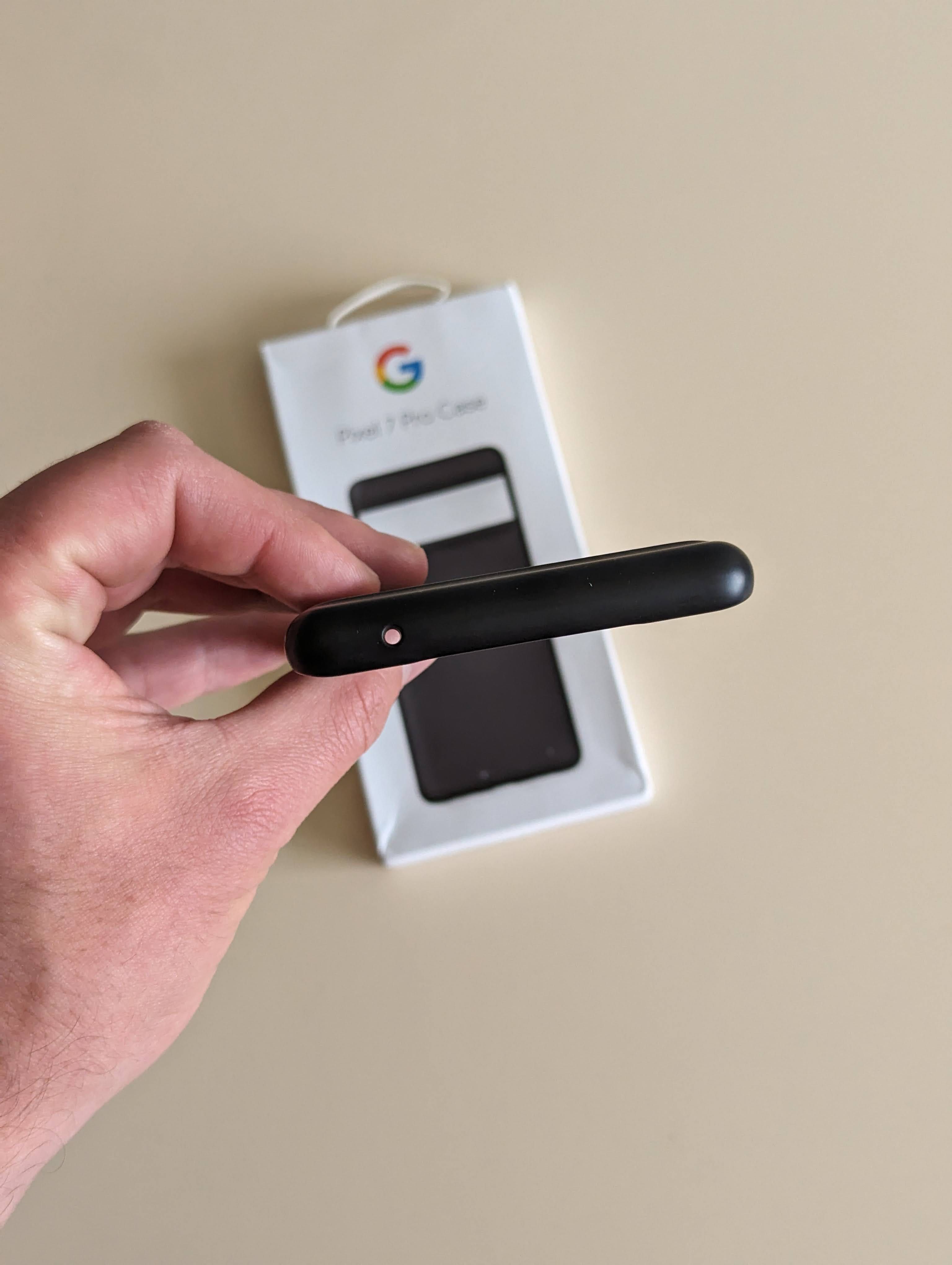 Оригінальний чохол Soft Shell Google Pixel 7 Pro Obsidian, Ідеальний