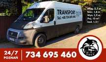 Usługi transportowe przeprowadzki przewóz rzeczy 24h/7 dni w tygodniu