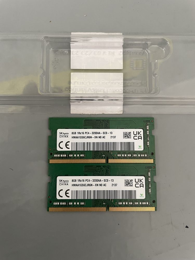 DDR4 laptop RAM Hynix 16gb (2x8) 3200hz