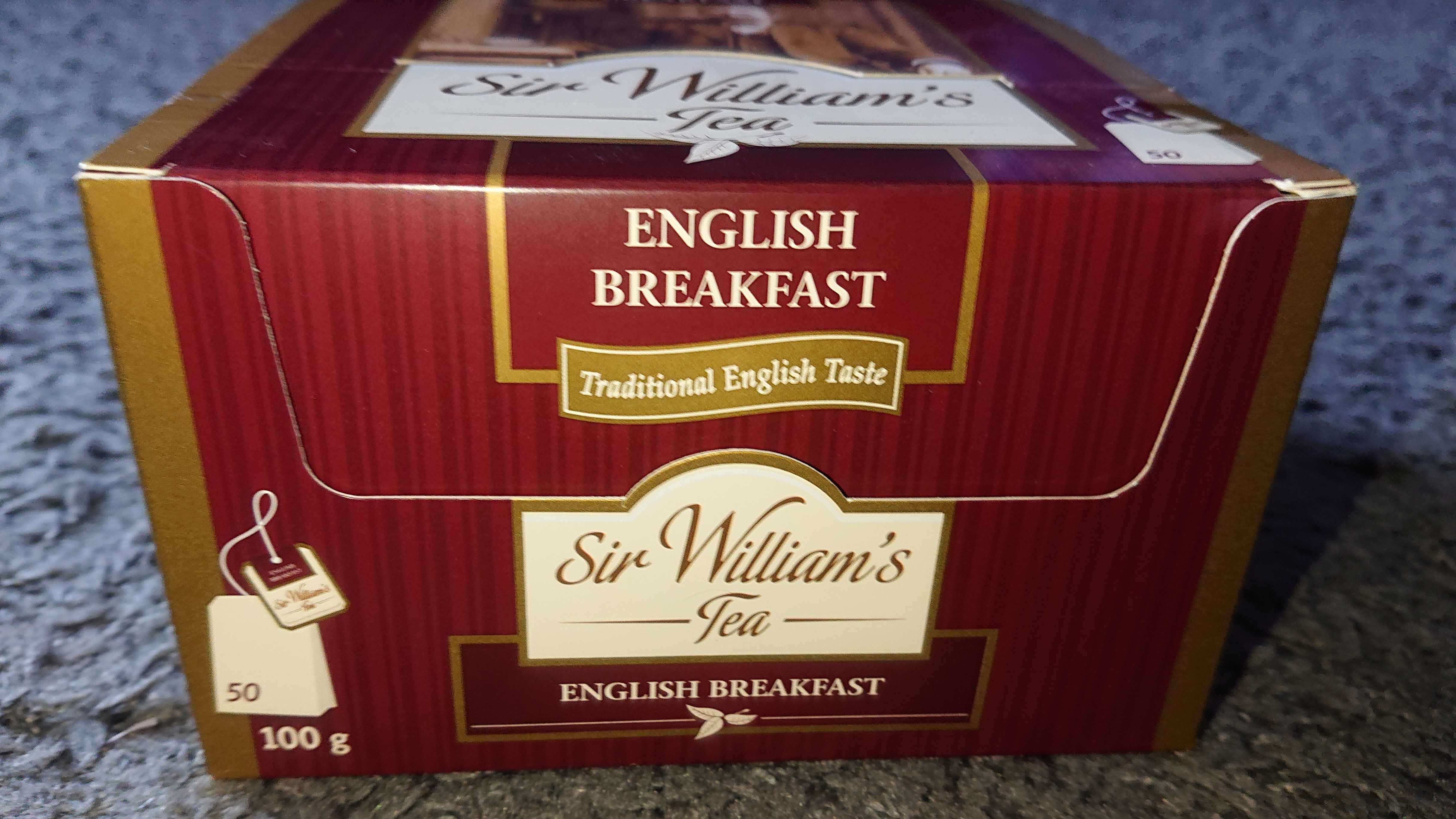 NOWA herbata Sir William's / English Breakfast / 50 torebek / 100g