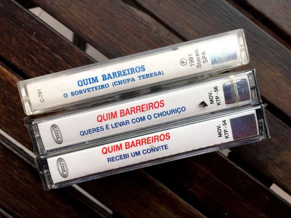 3 Cassetes de Audio Quim Barreiros Novas de Seladas - Vintage