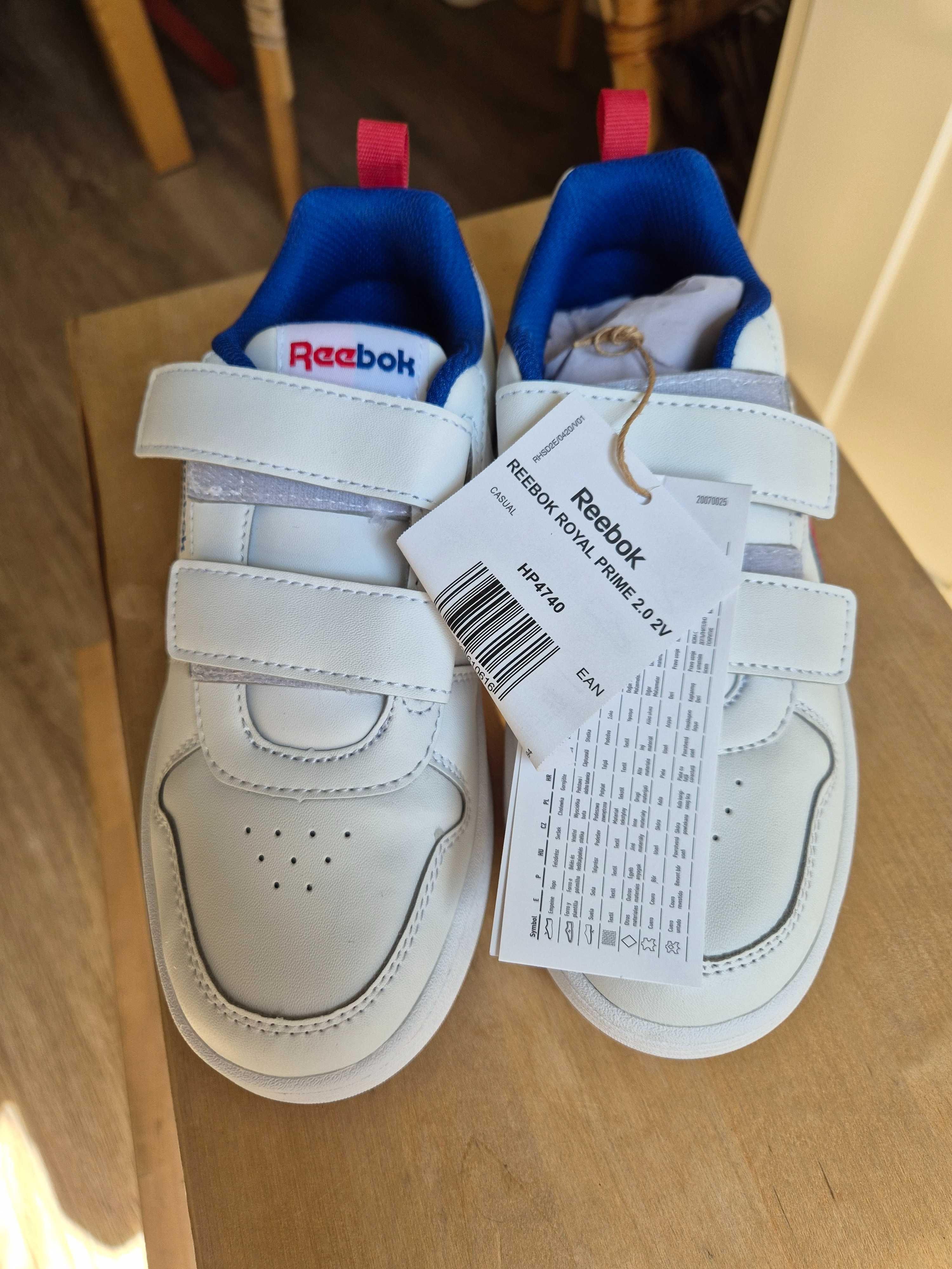 Nowe chłopięce buty Reebok 32, royal prime 2.0 2v