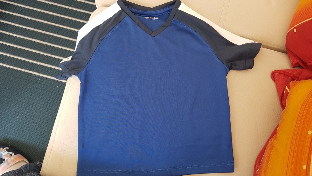 T-shirt azul, 2 anos,Novo, Vert Baudet