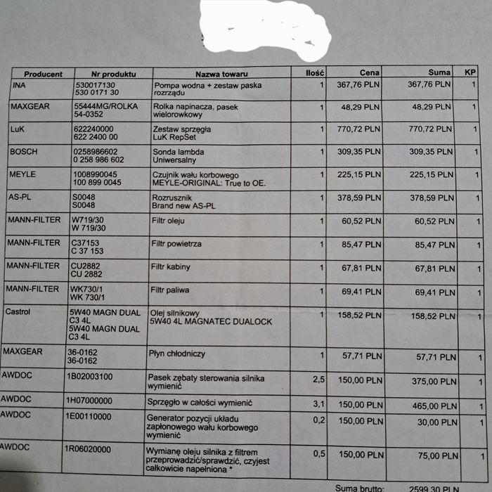 Skoda Octavia 2.0 115km benzyna+lpg