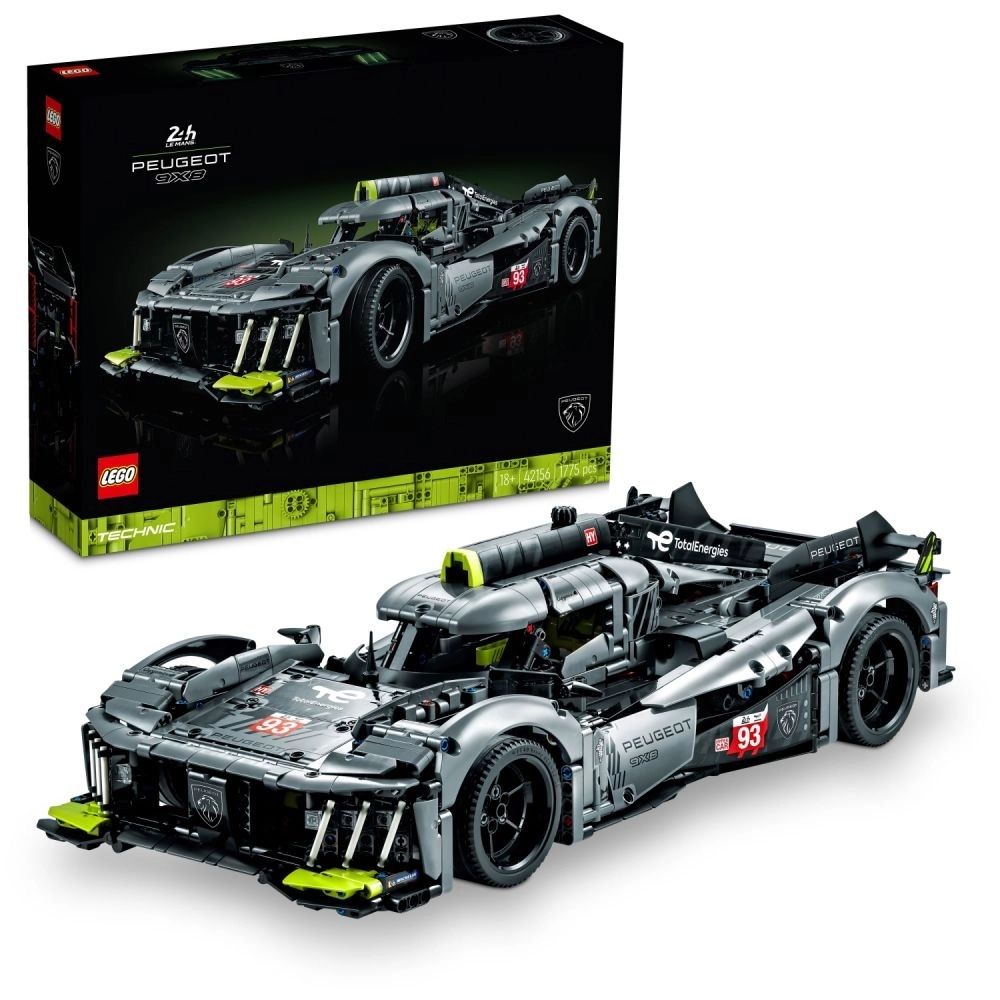 Конструктор PEUGEOT 9X8 24H Le Mans LEGO Technic 1:1 (42156)