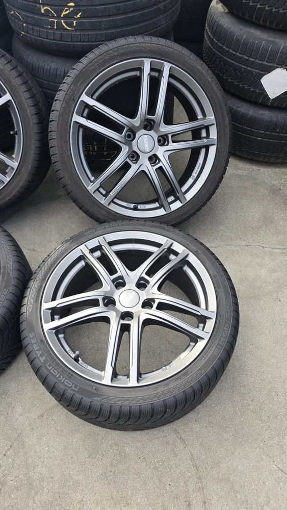 Alufelgi 18 5x112 + zimowe Nokian 225/40R18 – ładny komplet