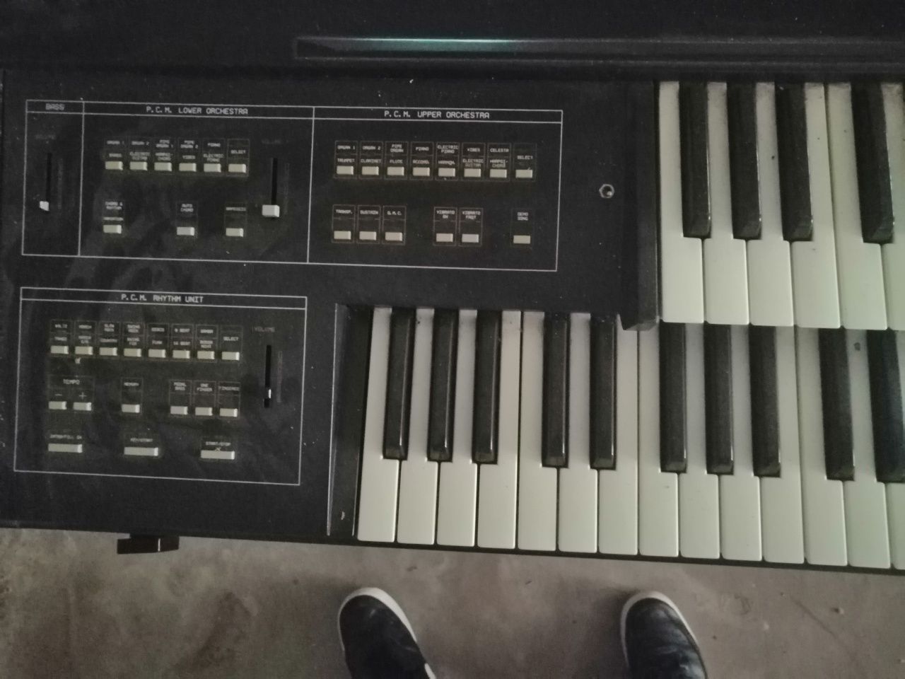 Piano com 2 teclados