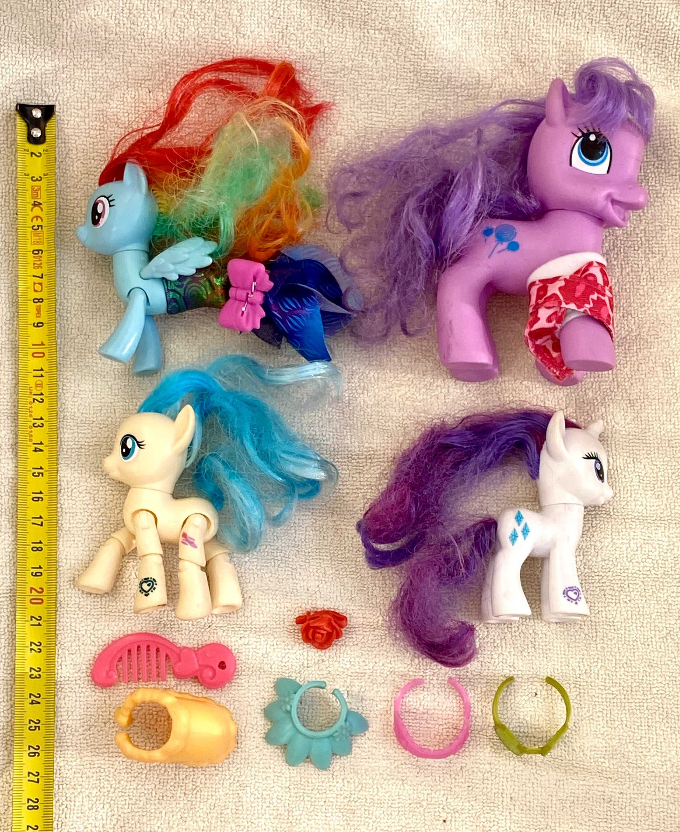 Kucyki figurki My Little Pony zest4 +akcesoria Rainbow Dash Rarity