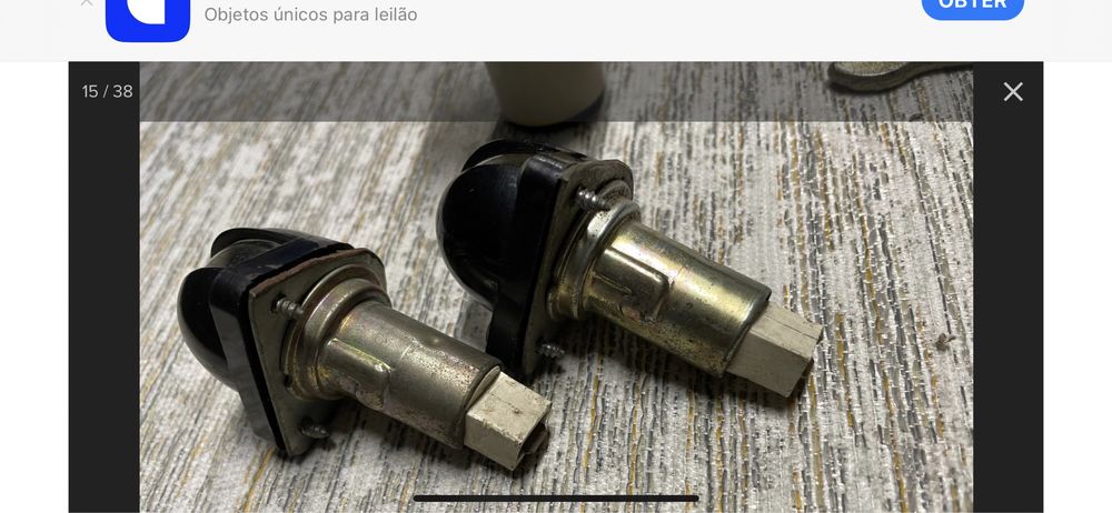 Luzes de matrícula originais Fiat 850