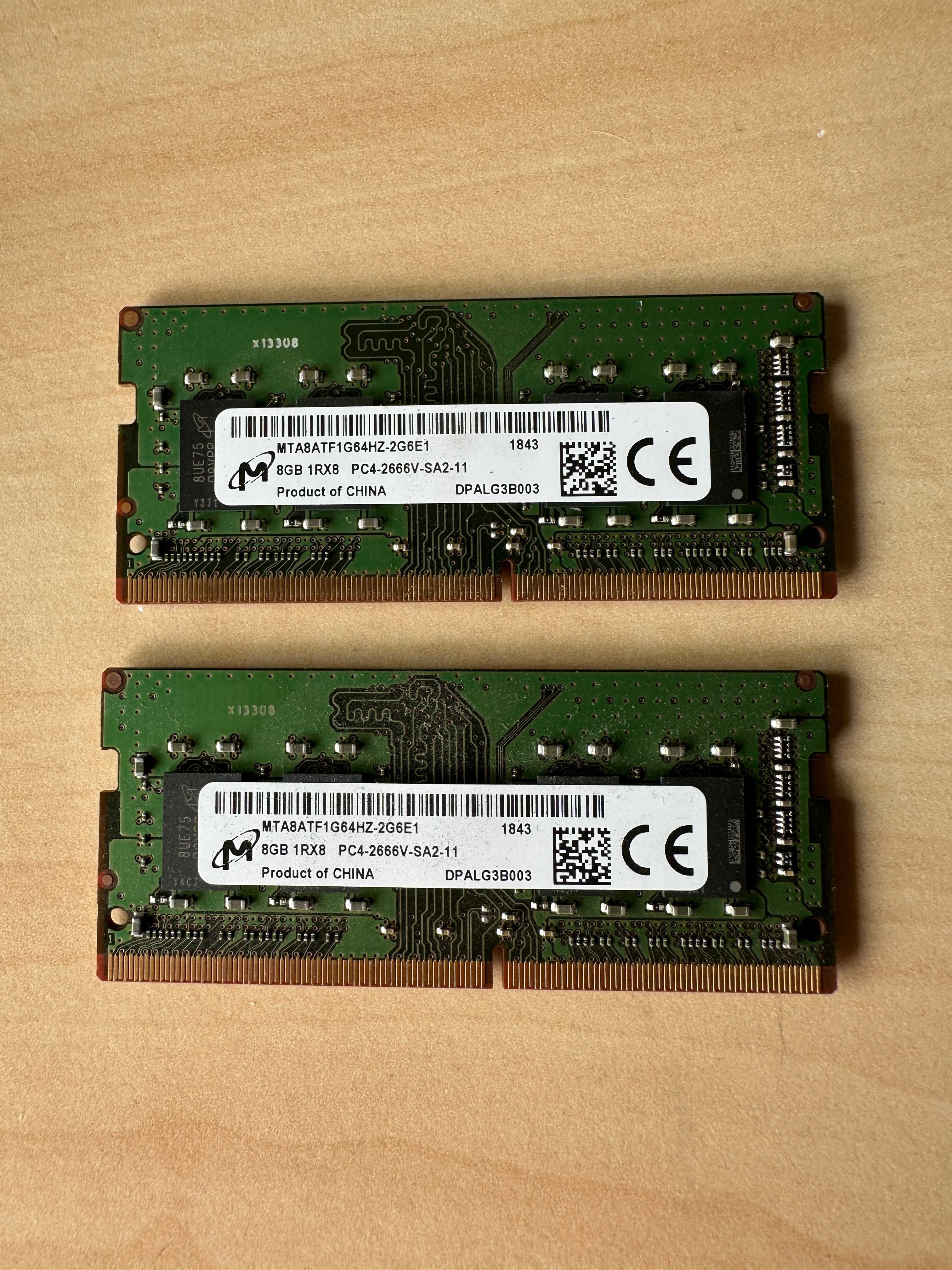 Pamięć RAM SODIMM DDR4 Micron 2666MHz 16GB 2x8