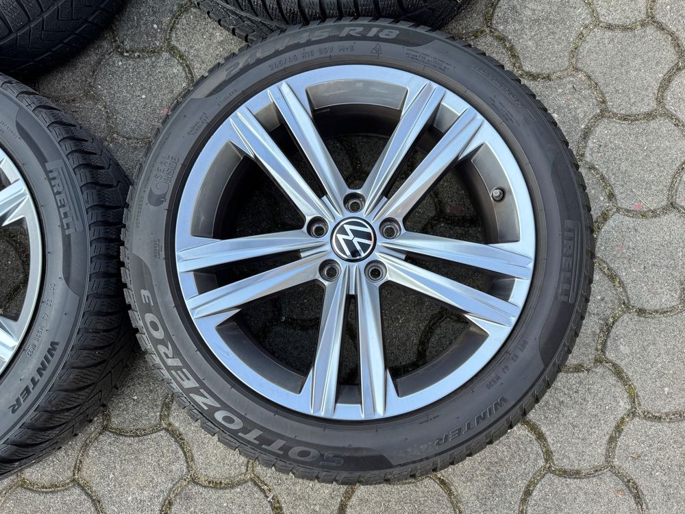 Felgi Vw Arteon R-Line czujniki opony  18 cali 5x112 oryginalne passat