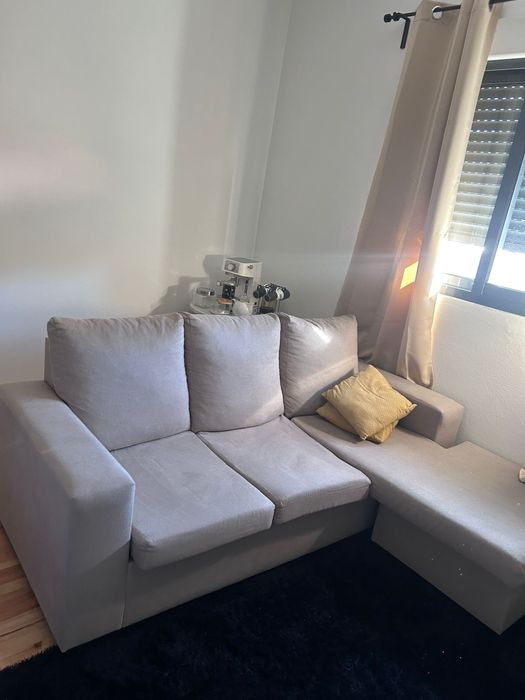 Sofá chaise lougue, reversivel