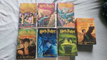 Harry Potter 1-7, pierwsze wydanie.