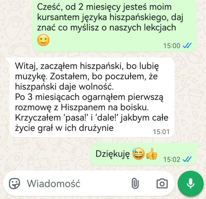 Hiszpański korepetycje - mów jak Native Speaker i złam barierę!
