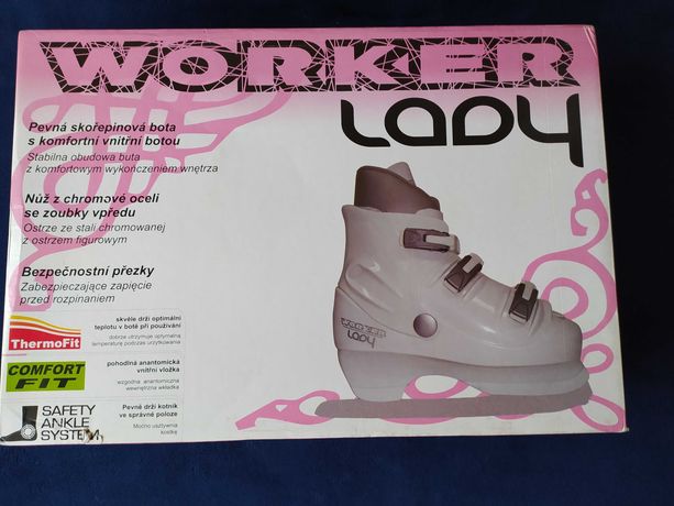 Łyżwy dla dziewczynki r. 34