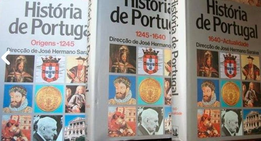 História de Portugal em 3 volumes
