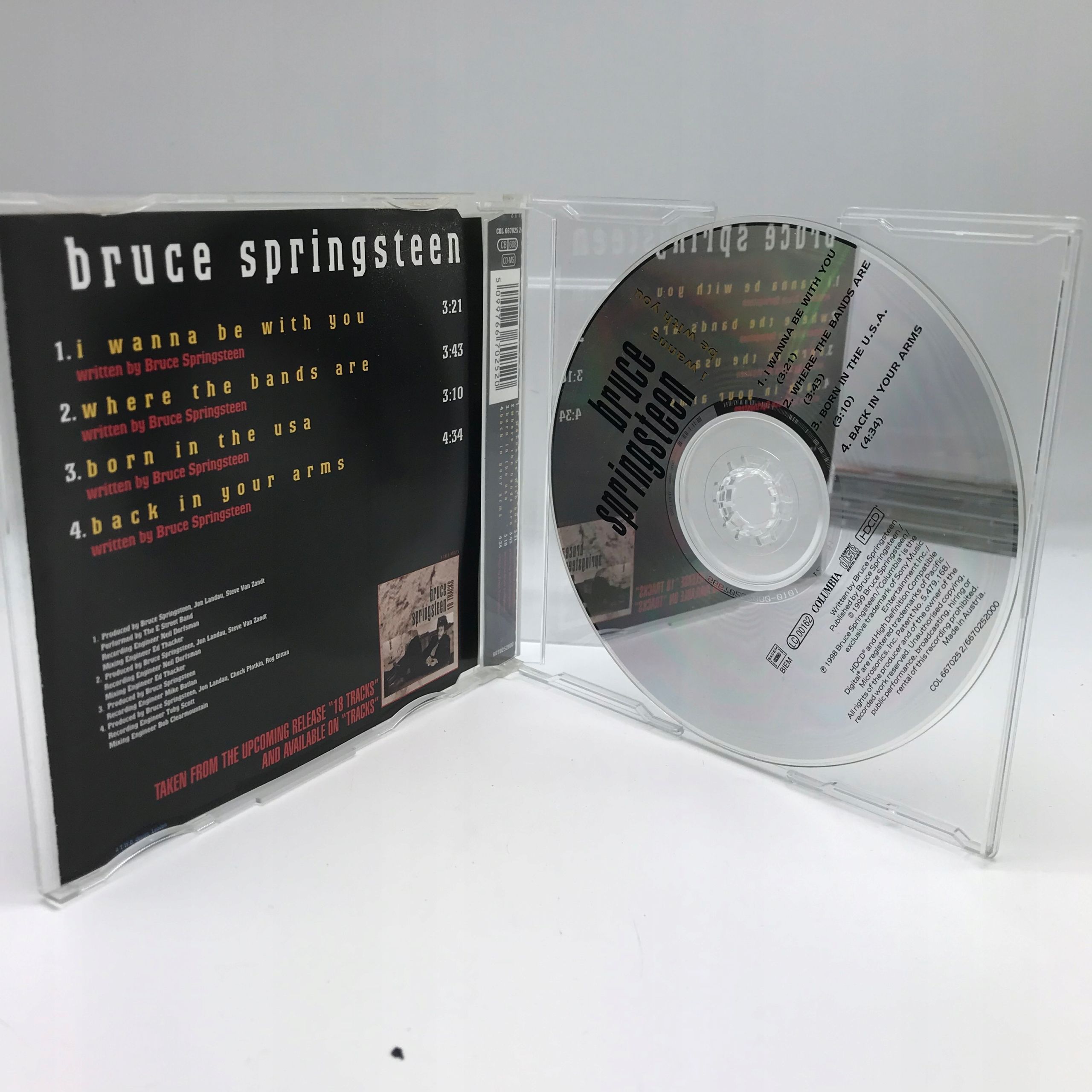 cd - bruce springsteen - i wanna be with you