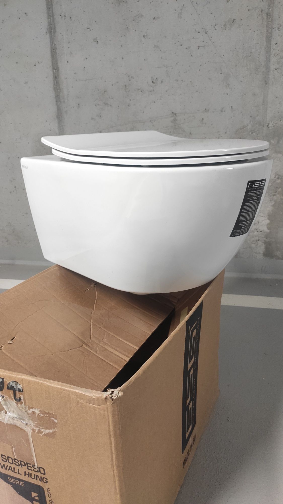 Włoska miska WC podwiesza LIKE SMART CLEAN 52X36 LKWCSO