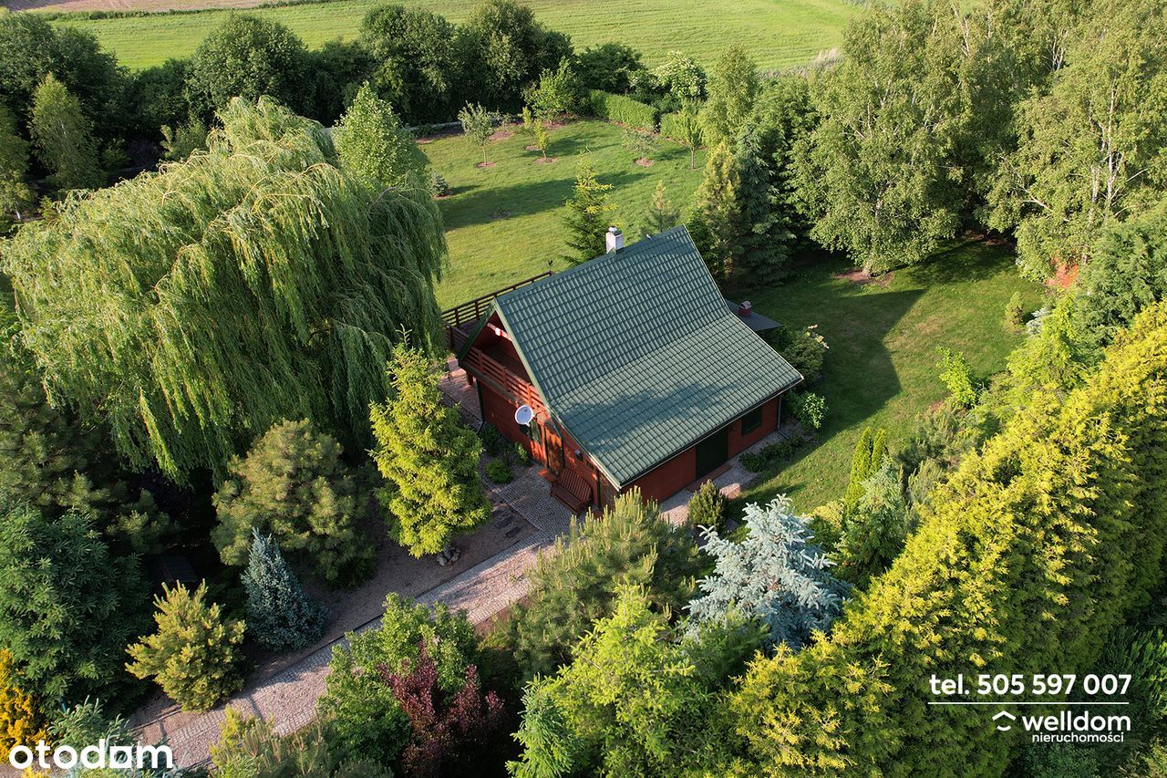 Piękny klimatyczny dom nad jeziorem Borzymowskim