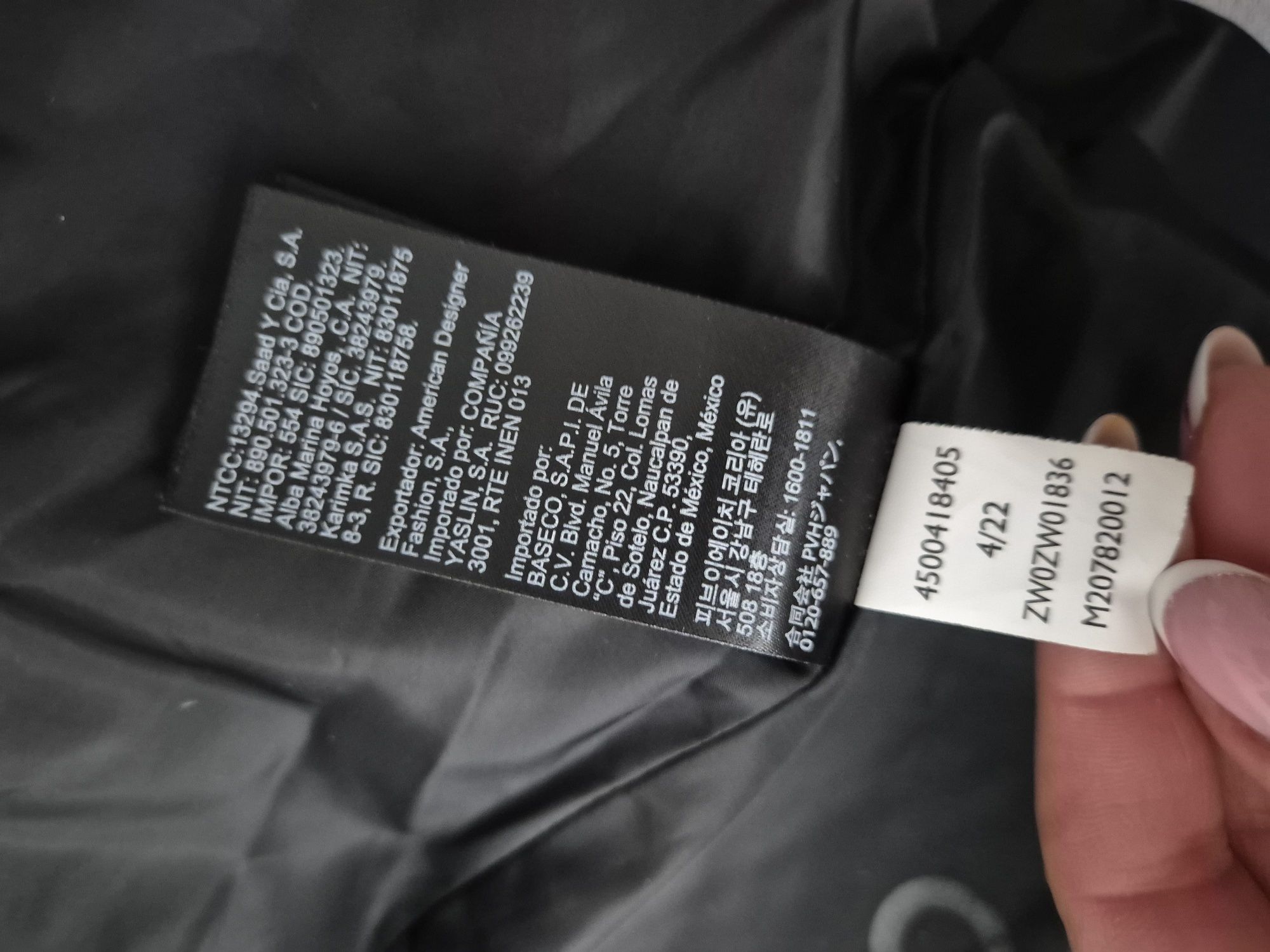 Oryginalna kurtka calvin klein m