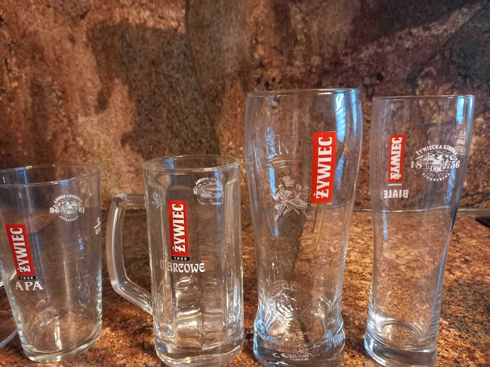 prezentowy zestaw konesera piwa i marki Żywiec 6 szklanek
