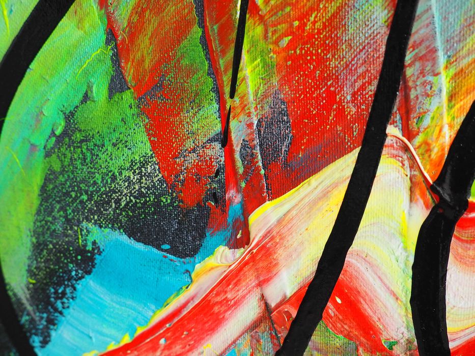 Obraz nowoczesny abstrakcja 70cm x 100cm "ROJA” 2025