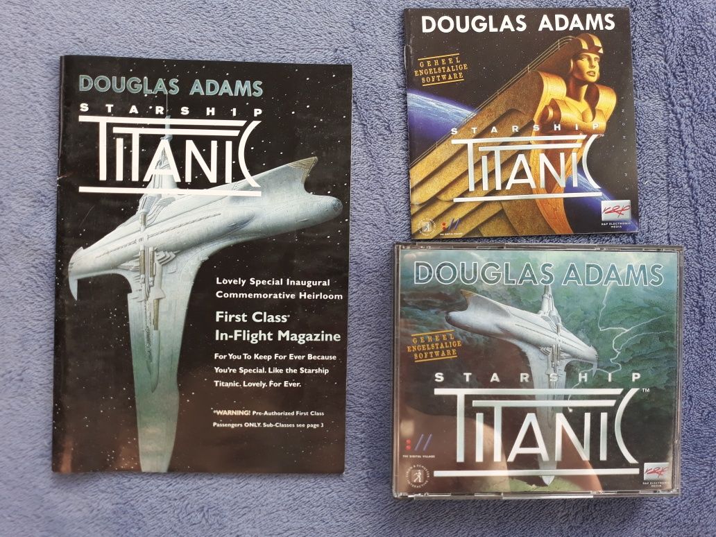 Gra PC Starship Titanic Douglas Adams Terry Jones John Cleese 1998r.