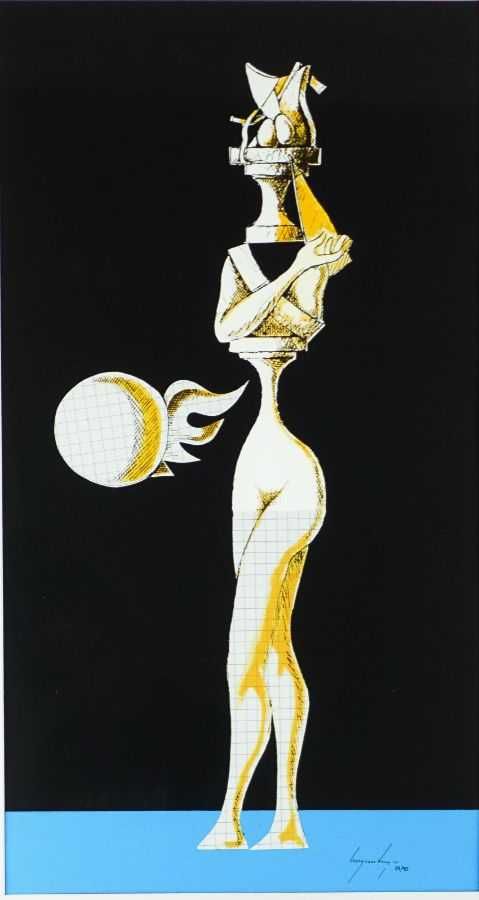 Serigrafia-Cruzeiro Seixas-79/90 Dim. 64x34,5 cm