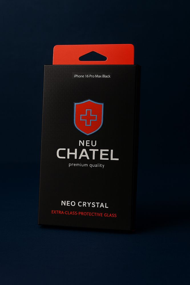 Оригінальне захисне скло +NEU Chatel iPhone 16 Pro Max